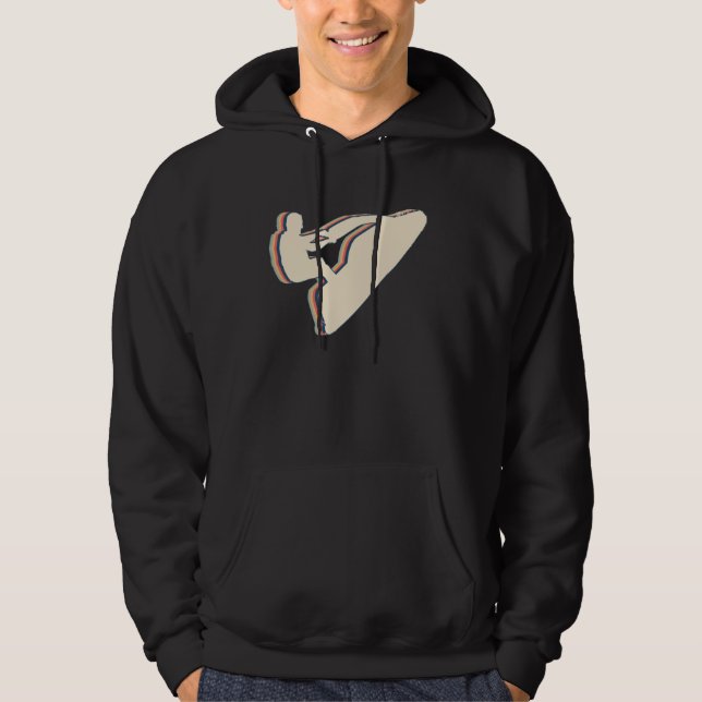 Sudadera Jet Ski Jet Skiing Arte Retro en Línea (Anverso)