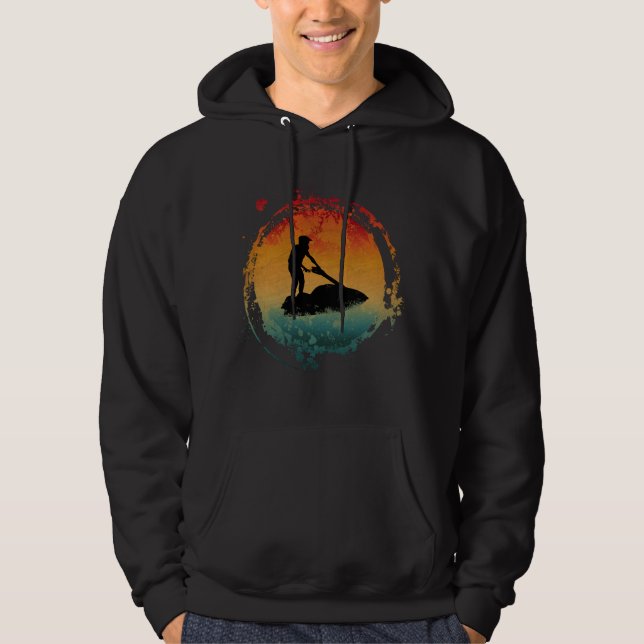 SUDADERA JET SKI RETRO VINTAGE SKIING (Anverso)