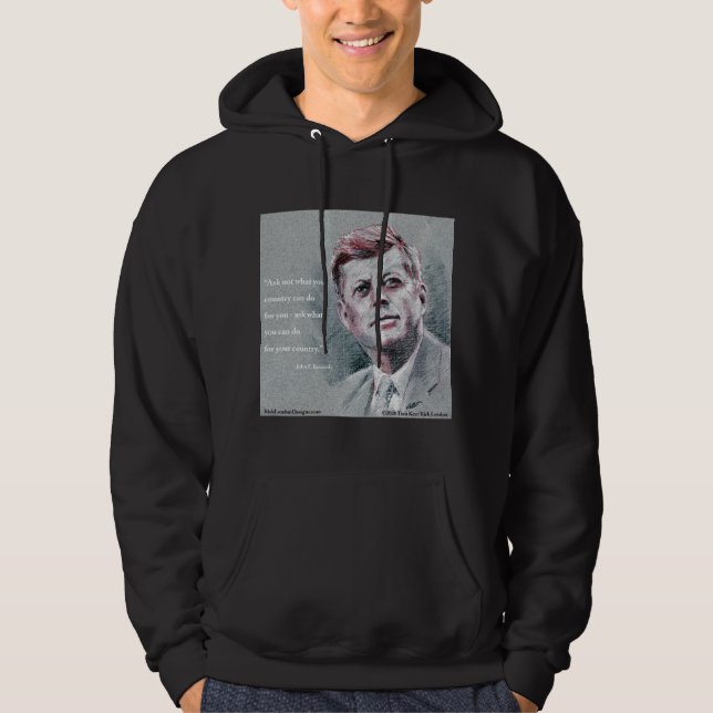 Sudadera JFK & cita (Anverso)