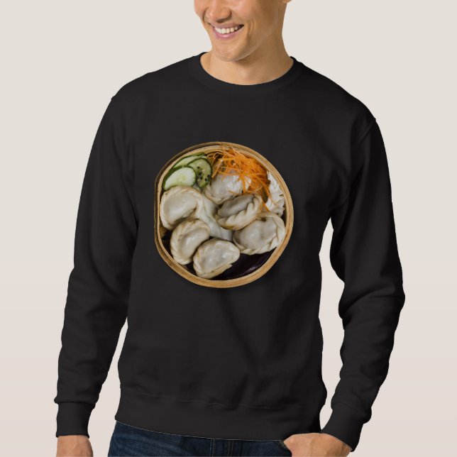 Sudadera Jiaozi Gyoza Asian Food Last Minute Halloween ON B (Anverso)