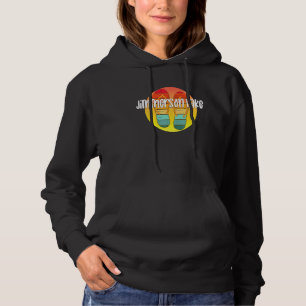 Sudadera Jimmerson Lake Indiana Retro Flipflop Sunset Graph