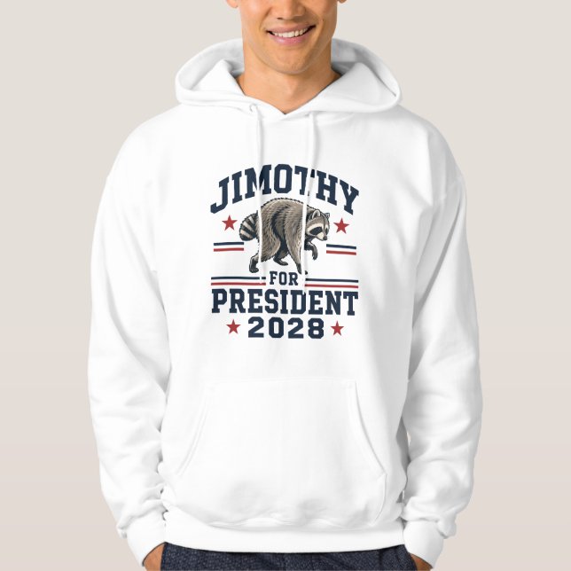 Sudadera Jimothy presidente 2028 (Anverso)