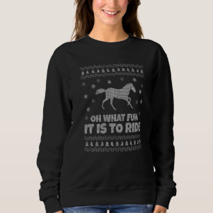 Sudadera Jinete a Caballo con Caballo Feo al Estilo de Navi