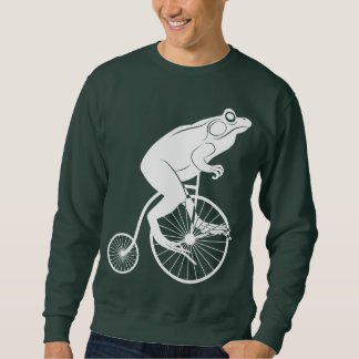 Sudadera Jinete de la rana en la bici del comino del