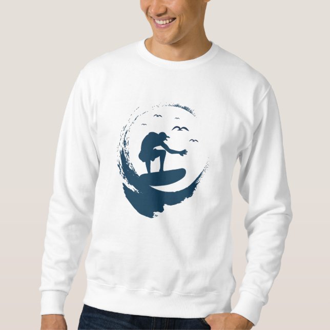 Sudadera Jinete de Ola (Anverso)