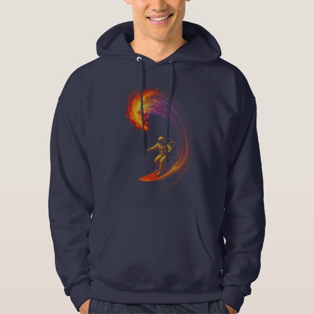 Sudadera Jinete de Ola Cósmica (Anverso)