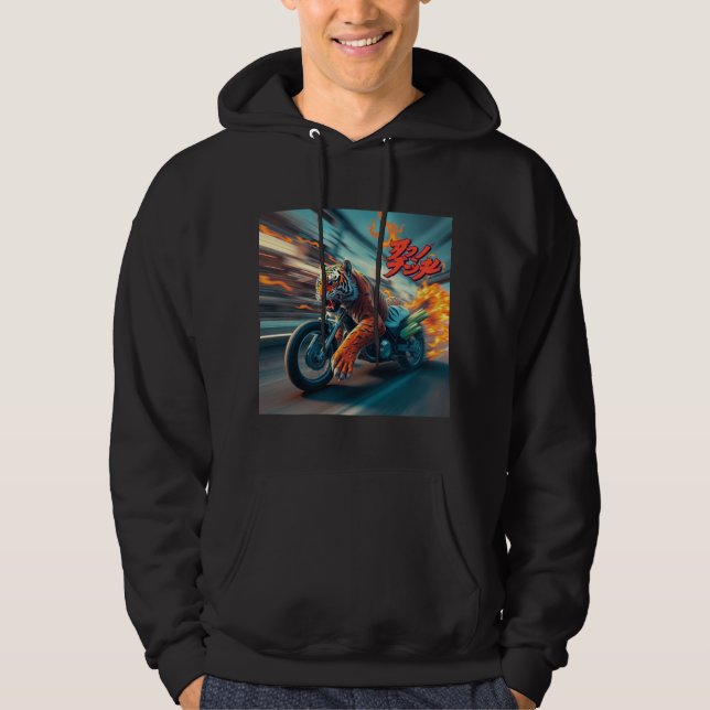 Sudadera Jinete del Tigre de Medianoche (Anverso)