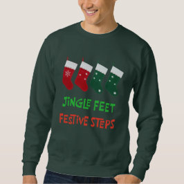 Sudadera Jingle Feet Festive Socks Christmas Design
