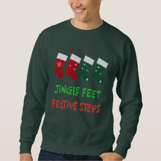 Sudadera Jingle Feet Festive Socks Christmas Design