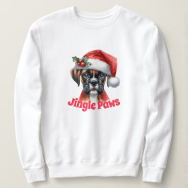 Sudadera Jingle Paws y Boxer Dog Joy