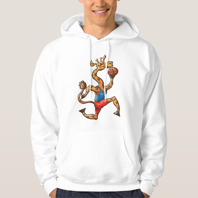 Sudadera Jirafa del baloncesto (Anverso)