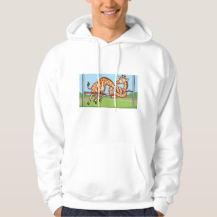 Sudadera Jirafa Divertida Salto Alto Cartoon
