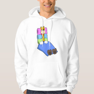 Sudadera Jirafa durmiendo con manta y almohada