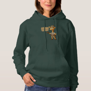 Sudadera Jirafa Exploradora Adorable en safari