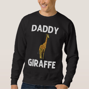 Sudadera Jirafa Para Hombres Papá Safari Zoológico Jirafa