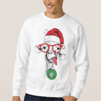 Sudadera Jirafa Santa del navidad