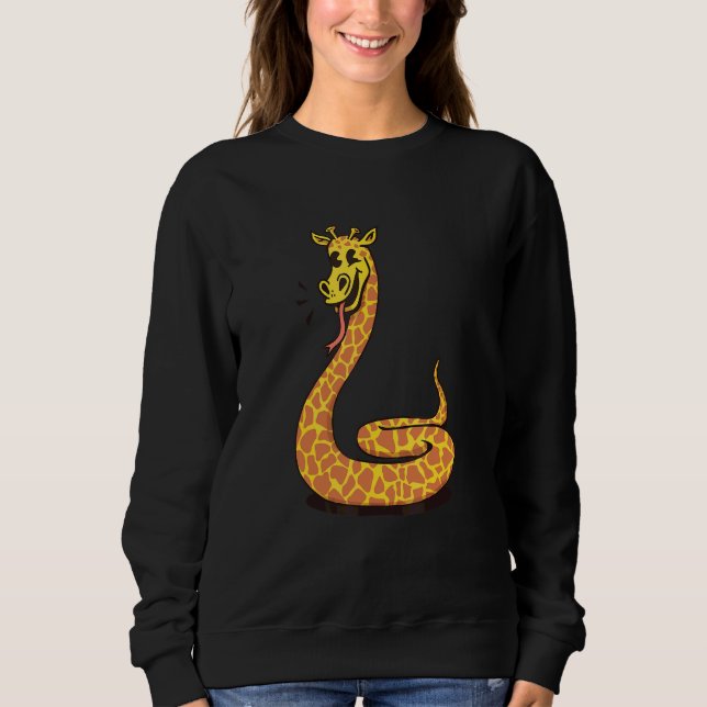 Sudadera Jirafa Serpiente Animales Salvajes (Anverso)
