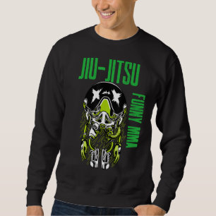 Sudadera Jiu Jitsu Alien Astronauta Chill Mma Grapple Muay 