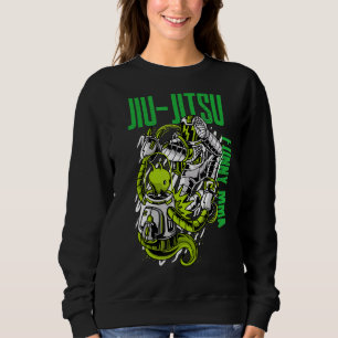 Sudadera Jiu Jitsu Alien Vs Astronauta Lucha MMA Muay Th