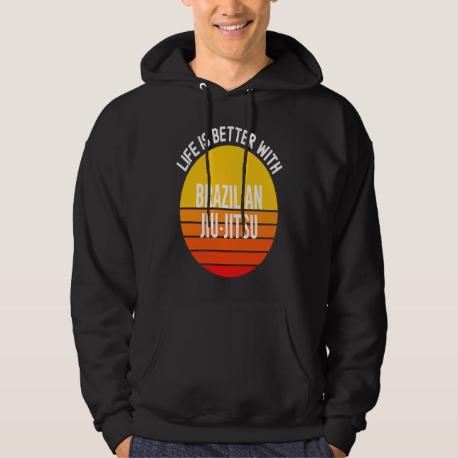 Sudadera Jiu jitsu brasileño con Jiu brasileño (Anverso)