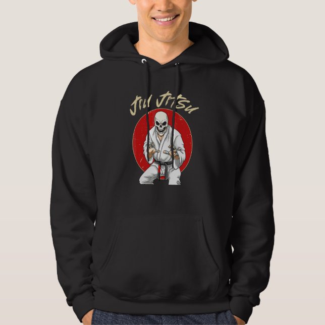 Sudadera Jiu Jitsu Brasileño y Grappling Esqueleto de Bjj (Anverso)