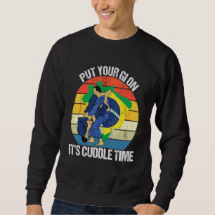 Sudadera Jiu Jitsu Cita Retro Que Ponga El Gi En Su Mano