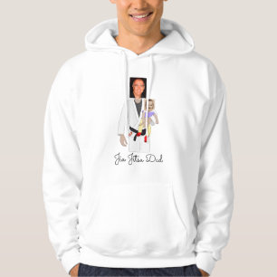 Sudadera Jiu Jitsu Dad Fotos y texto escrito a mano