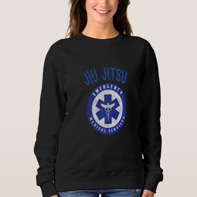 Sudadera Jiu Jitsu de Paramédicos para Primeros Respondedor (Anverso)