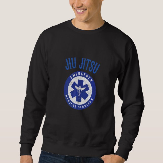 Sudadera Jiu Jitsu de Paramédicos para Primeros Respondedor (Anverso)