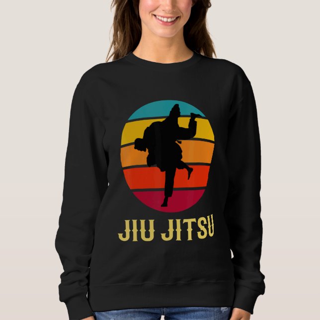 Sudadera Jiu Jitsu estilo de artes marciales de la época de (Anverso)