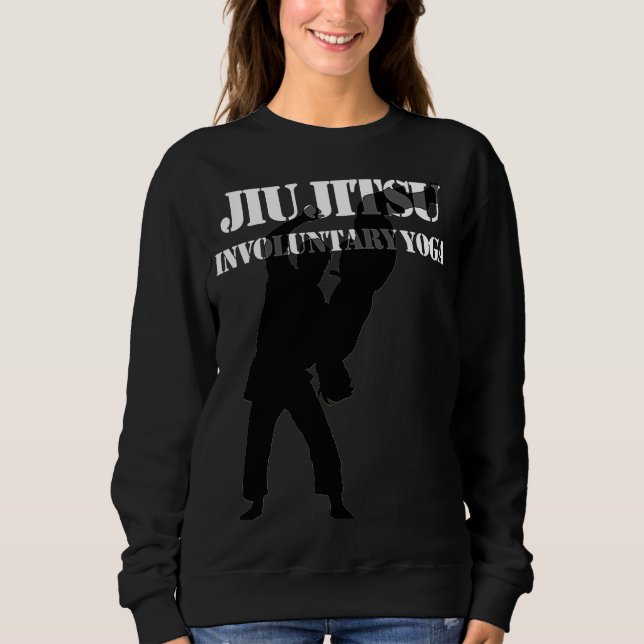 Sudadera Jiu Jitsu Involuntary Yoga (Anverso)