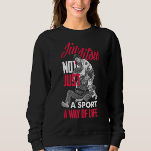 Sudadera Jiu Jitsu No Es Sólo Un Deporte Una Forma De Vida 