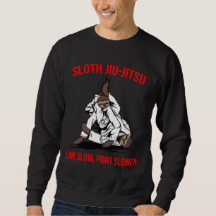 Sudadera Jiu Jitsu Sloth Brasileño Bjj Armbar Mma luchando