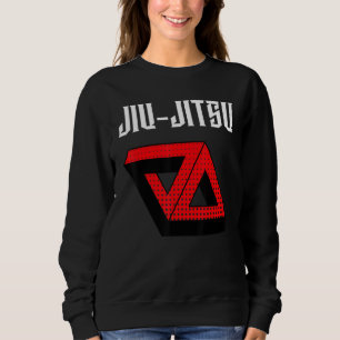 Sudadera Jiu Jitsu Triángulo de doble Gracie Dotado Mma Bjj