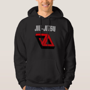 Sudadera Jiu Jitsu Triángulo de doble Gracie Dotado Mma Bjj