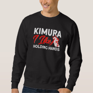 Sudadera Jiu Jitsu Vintage Kimura Sosteniendo Manos  