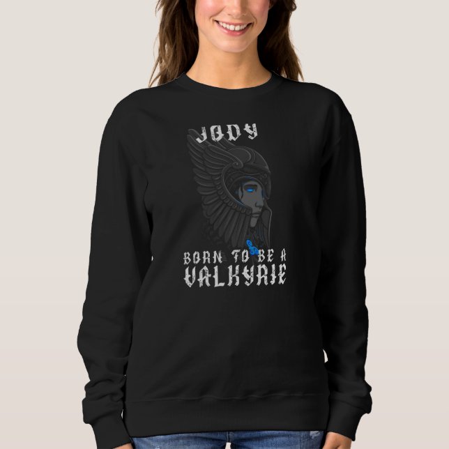 Sudadera Jody Nació Para Ser Un Pullover Personalizado De V (Anverso)