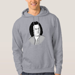 Sudadera Johann Sebastian Bach Personalizado en schwarz wei
