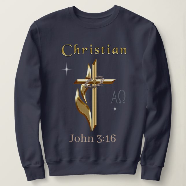 Sudadera JOhn 3:16 (Anverso del diseño)