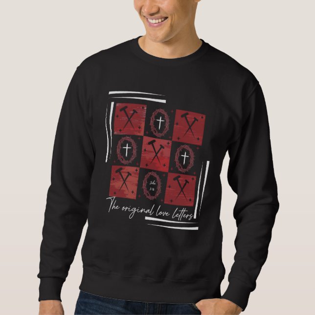 Sudadera John 3:16 Cartas originales para el amor (Anverso)