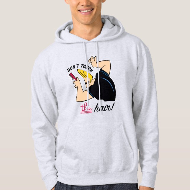 Sudadera Johnny Bravo Comb - ¡No Toques El Pelo! (Anverso)