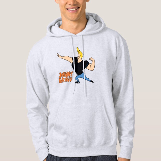 Sudadera Johnny Bravo Flexing (Anverso)