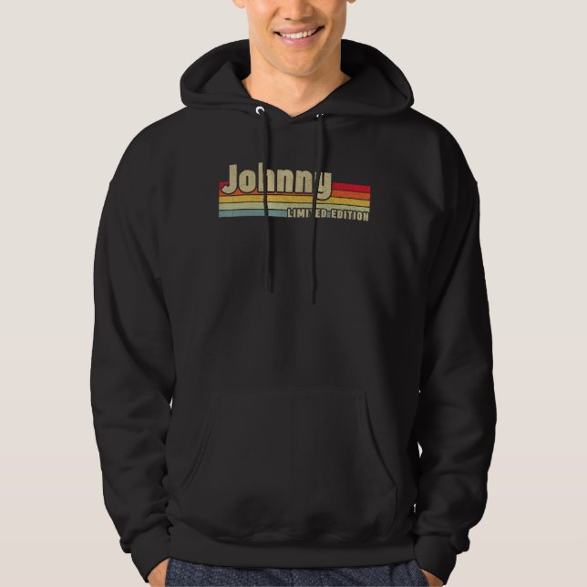 Sudadera Johnny Gift Nombre Personalizado Cumpleaños Funny  (Anverso)