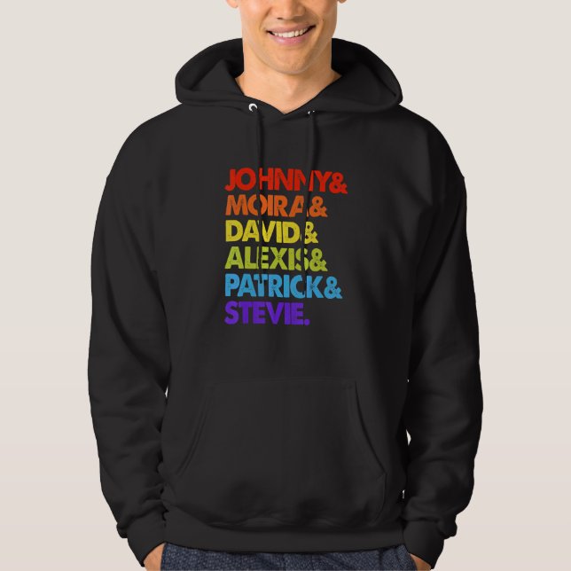 Sudadera Johnny, Moira, David Y Alexis (Anverso)