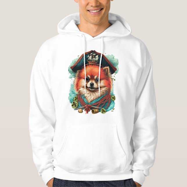 Sudadera jolly corgis en azul (Anverso)