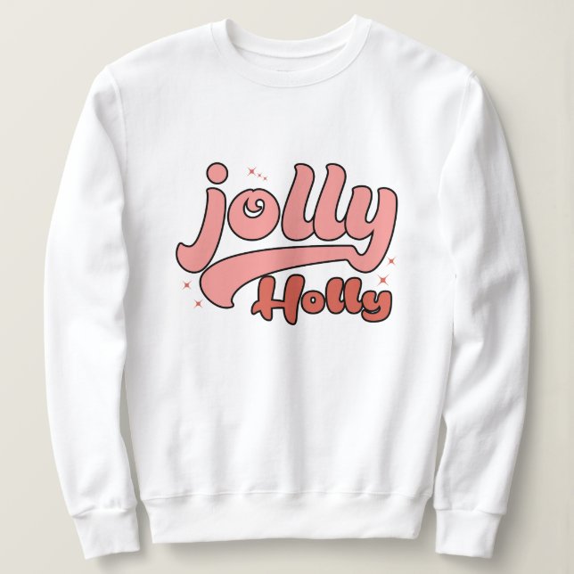 Sudadera Jolly holly navidades (Anverso del diseño)
