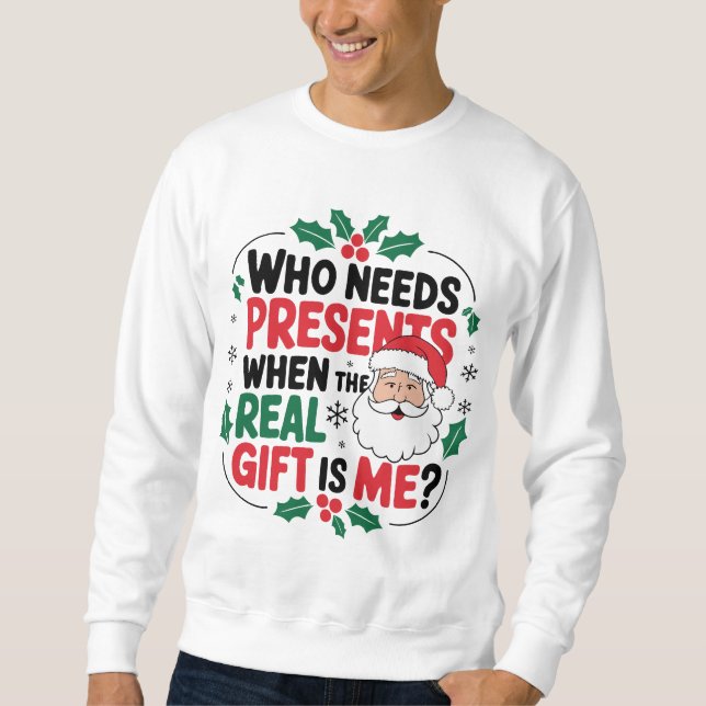 Sudadera Jolly Santa Claus trae alegría festiva a todos (Anverso)