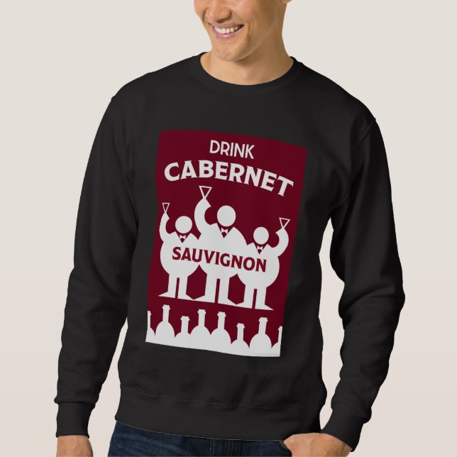 Sudadera Jornadas internacionales de vinos Cabernet Sauvign (Anverso)