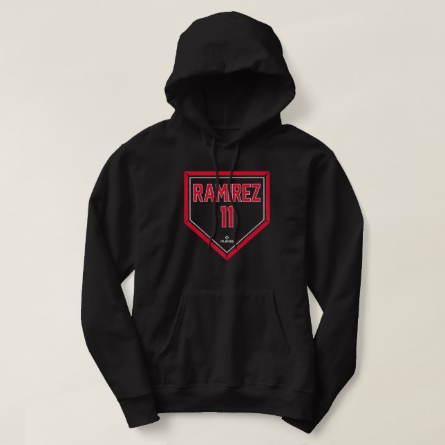 Sudadera Jose Ramirez Home Plate Gameday Jose Ramirez Cleve (Diseño del anverso)