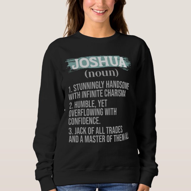 Sudadera Joshua Dad s Personality Definition Father s Day P (Anverso)
